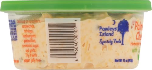 PALMETTO CHEESE Jalapeno Pimento Cheese Spread - Homestyle Spreadable Cheddar Cheese for Holiday Sides and Appetizers, Burgers,