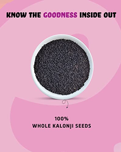 True Elements Kalonji Seeds 250Gm - Premium Nigella Seeds | Seeds For Hair Growth | 100% Natural | Indian Superfood | Add Flavou