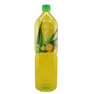 (Pack of 1) EverAloe Pineapple ALOE VERA Drink || Real Aloe Pulp || Vegan || Gluten Free || Aloe Vera Juice