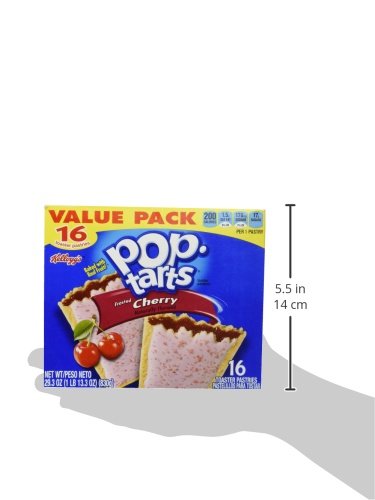 Kellogg's Frosted Cherry Pop-Tarts 16 Count 29.3 OZ