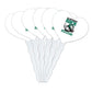 GRAPHICS & MORE Cupcake Picks Set of 6 - Acrylic Decoration Toppers - Slippery Rock University Design - One Size