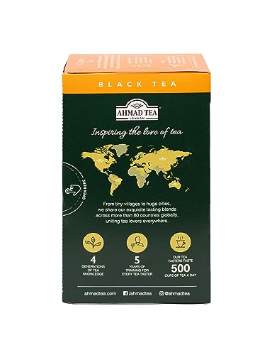 Ahmad Tea Ceylon Tea, 20-Count Boxes, Pack of 6, Model 563