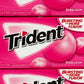 Trident Sugar-Free Bubblegum Gum, 14 Count (Pack of 15) - Delicious Chewing Gum for Fresh Breath