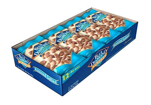 Blue Diamond Almonds, Roasted Salted, 4 oz, 12 Count