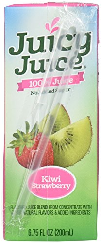 Juicy Juice Slim 8 Pack, Kiwi Strawberry, 6.75 Ounce Boxes (Pack Of 4)