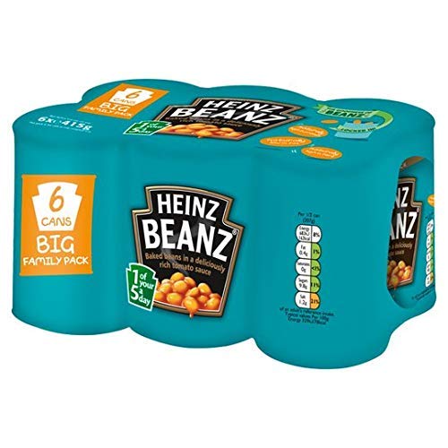 HEINZ Baked Beans 415Gram, (Pack Of 6)