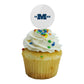 Graphics & More Millikin University Secondary Logo Cupcake Picks Toppers Decoration Set Of 6