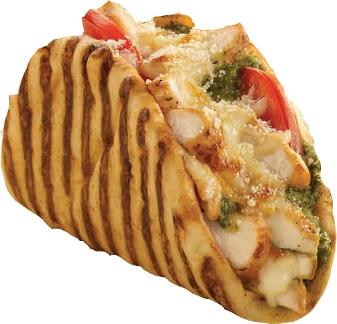Mediterranean Style Pre-Grilled Panini Flat Bread Pack Of 2