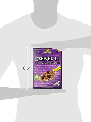 Food For Life Ezekiel 4:9 Organic Sprouted Grain Cereal, Cinnamon Raisin, 16 Ounce (Pack Of 6)