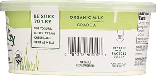 Green Valley Lactose Free Organic Sour Cream, 12 Ounce tub