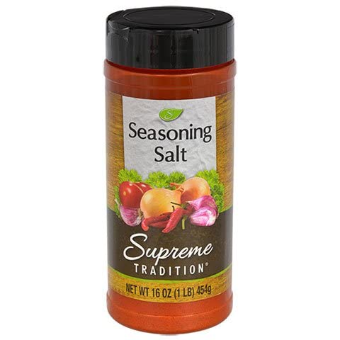 Supreme Tradition Seasoning Salt - 16 oz. All-Purpose Flavor Enhancer