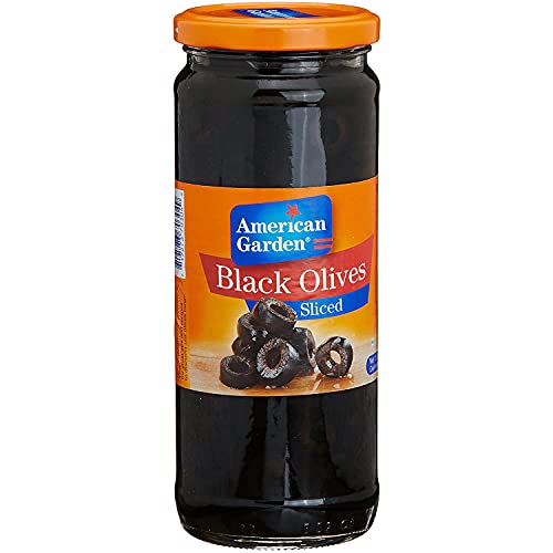 American Garden Black Olives Sliced, 15.87 Oz  450 G