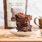 Renewal Mill Dark Chocolate Brownie Mix 18 Oz, Gluten-Free, Vegan, Non-Gmo, Upcycled Ingredients I Easy To Make, Only Requires O