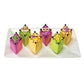 Mask, Crown And Fleur De Lis Edible Sugar Cake Toppers, 24 Count