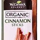 Mccormick Organic Cinnamon Sticks - 8 Oz