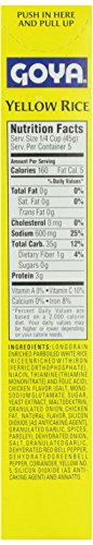Goya Rice Mix Yellow 7 Oz Pack of 6