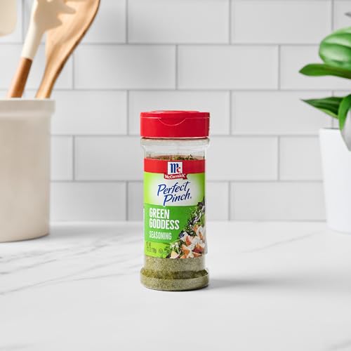 McCormick Perfect Pinch Seasoning  Green Goddess  For Adding Tangy  Herby Flavor to Chicken  Roasted Veggies  Dressings  Sauces & More  4.23 oz