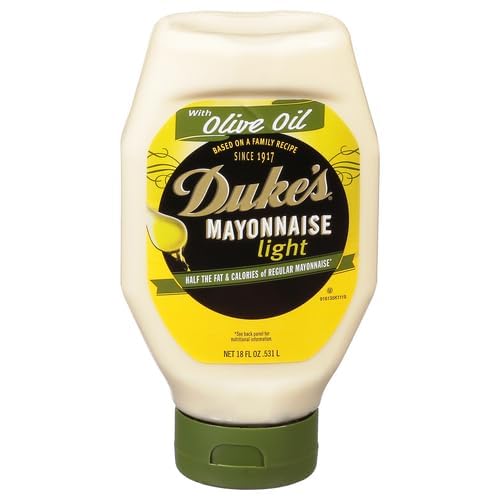 Dukes Light Mayonnaise With Olive Oil Blend, 18 Ounce (Pack Of 1)
