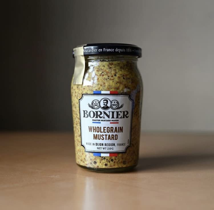 BORNIER Wholegrain Dijon Mustard 7.4 Ounce