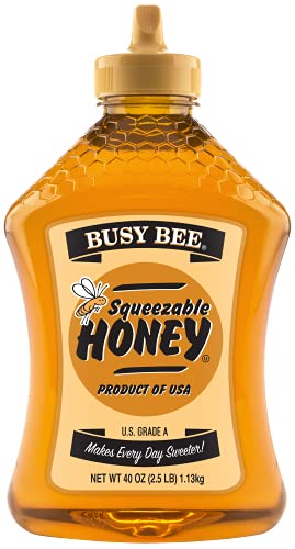 Busy Bee Honey, 40 Ounce, Grade A Filtered Honey