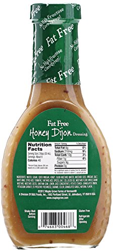 Maple Grove Farms Fat Free Honey Dijon Dressing, 8 oz
