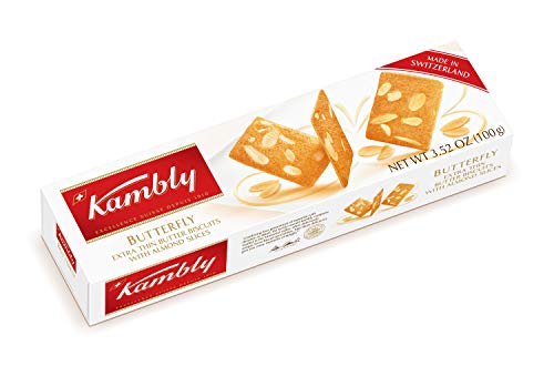 Kambly - Bscts Btrfly Almond Butter - Case Of 12-3.5 Oz
