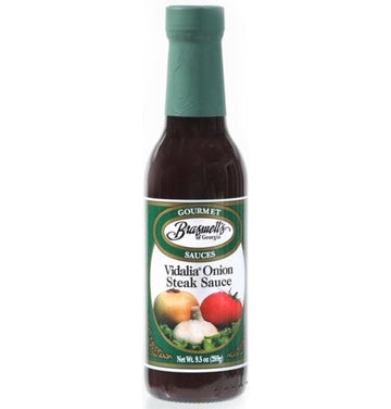 Braswells Gourmet Vidalia Steak Sauce - Small-Batch, Renowned Specialty, Made in USA, Since 1946 (9.5oz)
