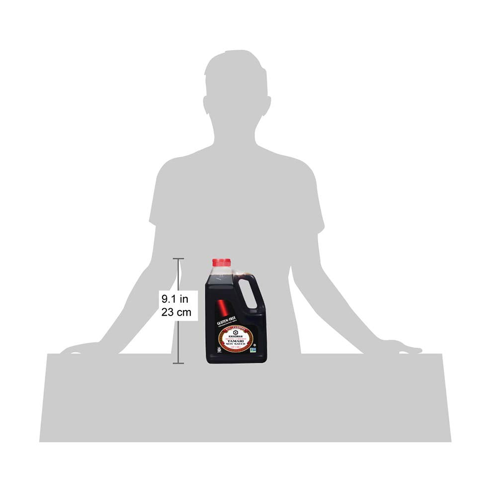Kikkoman Tamari Gluten Free Soy Sauce, 0.5 Gallon, 6 Per Case