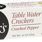 Carrs Table Water Crackers, Cracked Pepper, 4.25 Oz