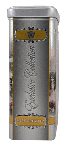 Hyleys English Earl Grey Big Leaf Loose Black Tea In Gift Tin - 3.5 Oz (100G)