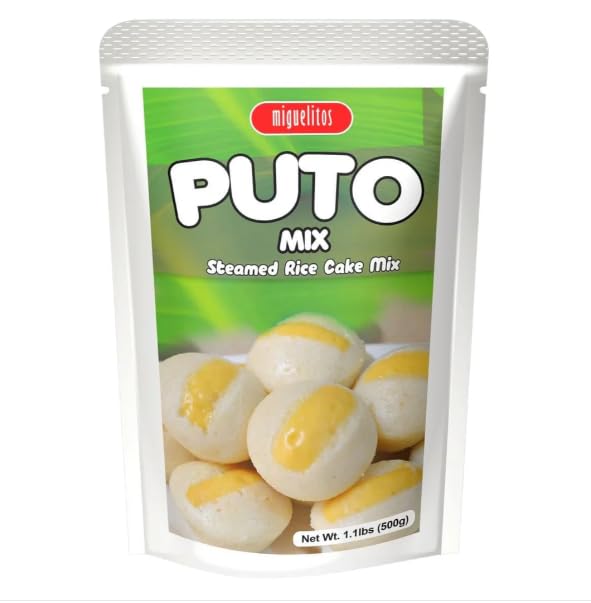 Miguelitos Instant Mixes 550g HALAL Philippines (Original Puto Mix Steamed Rice Cake Mix 500g)