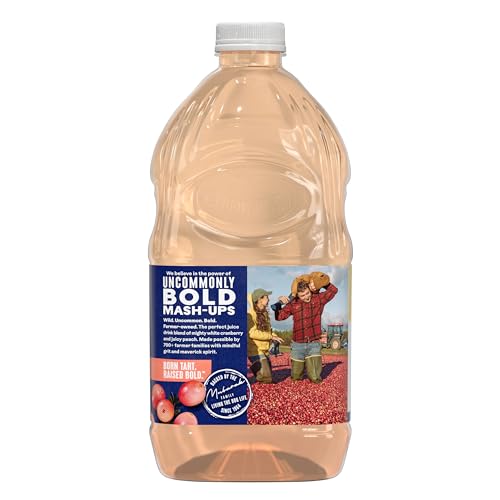 Ocean Spray White Cran-Peach Juice Drink  64 Fl Oz Bottle (Pack of 8)