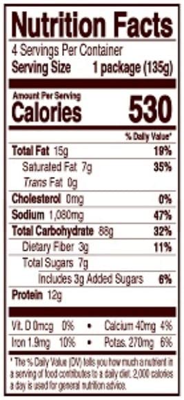 Ottogi Jjajang Instant Noodles - Black Bean Sauce Ramen, 4.76oz, 4 Pack