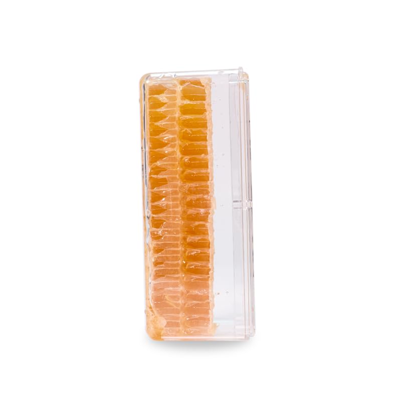 Pure Southern Honey 100% Raw Edible Honeycomb - Unheated, Non-GMO, All-Natural, 7 oz