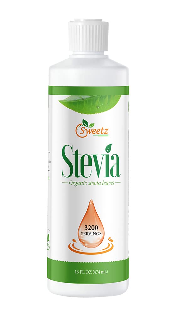 G-Sweetz Liquid Stevia -Stevia Sweet Drops - Made From Reb-D Rich Organic Stevia Extract - Concentrated Liquid Stevia Sweetener