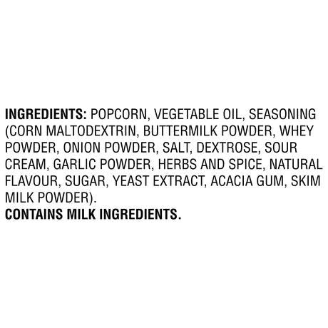 Frito Lay Smartfood Sour Cream & Onion Ready To Eat Popcorn 175G/6.2Oz Imported From Canada