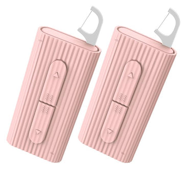 Dental Floss Portable Case, Storage 10 Picks Floss In Box,Floss Pick Dispenser For Cleaning Teeth And Oral Care,Toothpick Floss 