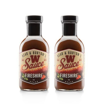 Old Florida Sauce Co. Bear & Burtons W Sauce, Fireshire - 13 Fl Oz (Pack of 2)