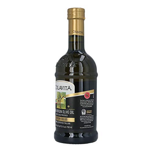 Colavita enhanced Italian Extra Virgin Olive Oil  25.5 fl. oz.  Glass Bottle