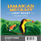 Wolfgang Puck Coffee, Jamaica Me Crazy, 9.5 Gram Soft Pods, 18 Count (Pack of 6)