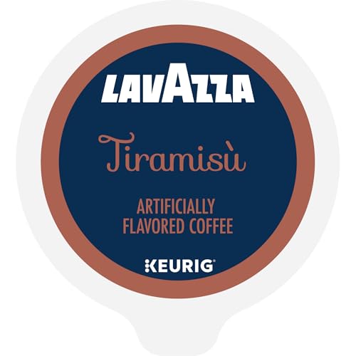 Lavazza Tiramis Coffee  Single Serve Keurig K-Cup Pods  Flavored Coffee  60-Count Box (6 Packs of 10)