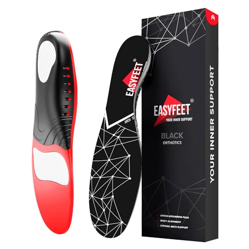 Premium Anti-Fatigue Shoe Insoles - Plantar Fasciitis Arch Support Insoles For Men And Women Shoe Inserts - Orthotic Inserts - F
