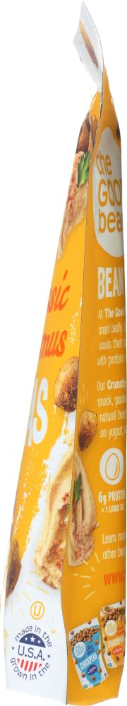 The Good Bean, Chickpea Snk, Clsc Hummus, Pack Of 6, Size 6 Oz, (Gluten Free Gmo Free Vegan) 6