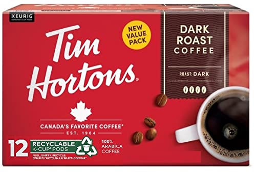 Make Your Day Hortons Coffee K-Cups, Original Blend & Dark Roast, 24 Total K-Cups, 12ct Each, Includes MYD Drink Stirrer