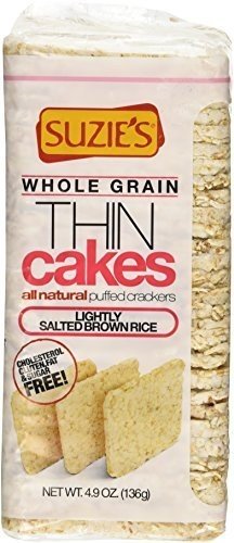 SuzieS Lightly Salted Thin Cakes 4.9 Oz. (Pack Of 12)