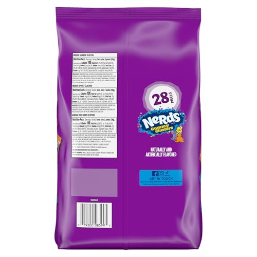 Nerds Clusters Variety Mix 28ct