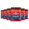 Folgers Coffeehouse Blend Medium Dark Roast Ground Coffee, 9.6 Ounces (Pack Of 6)
