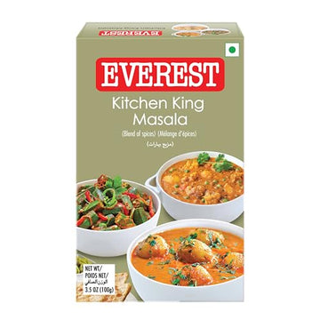 Everest Kitchen King Mixed Masala Powder 100G Carton, Turmeric