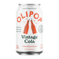 OLIPOP Prebiotic Soda Pop  Vintage Cola  Prebiotics  Botanicals  Plant Fiber  12 fl oz (4 Cans)