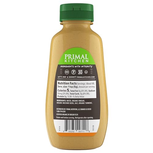 Primal Kitchen Spicy Brown Mustard 12 oz